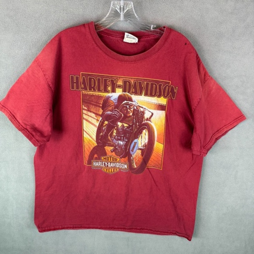 Rocket Harley Davidson Mens‎ Shirt XL Huntsville Alabama Biker Grunge